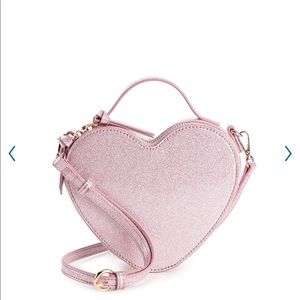 LC Lauren Conrad Heart Crossbody Bag